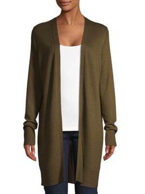 Lord And Taylor Separates Knit Open-front Cardigan