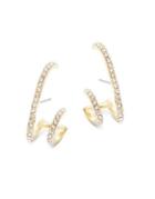 Vince Camuto Crystal Pave Drop Earrings
