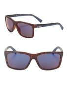 Timberland Polarized Recangular 57mm Sunglasses