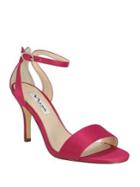 Nina Venetia Satin Ankle-strap Sandals