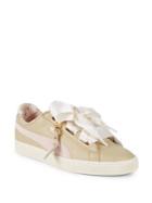 Puma Basket Heart Up Leather Sneakers