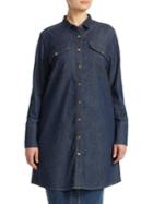 Ashley Graham X Marina Rinaldi Bangkok Denim Shirt Dress