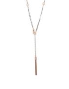 Kenneth Cole New York Knotty By Nature Mixed Chain Tassel Necklace