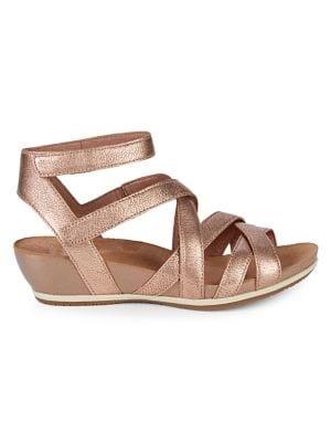 Dansko Veruca Metallic Strappy Sandals