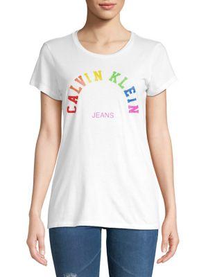Calvin Klein Rainbow Logo Tee