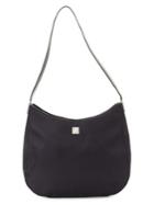 Versace Click-top Canvas Shoulder Bag