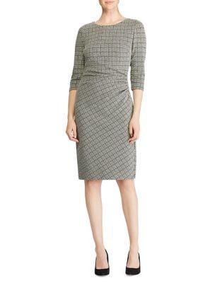 Lauren Ralph Lauren Houndstooth Jacquard Dress