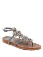 Kenneth Cole Reaction Chase Me Buckle Leather Slingback Sandals