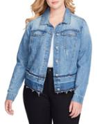 Jessica Simpson Plus Trendy Pixie Denim Jacket