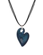 Robert Lee Morris Soho You Got Me Crystal Heart Pendant Necklace