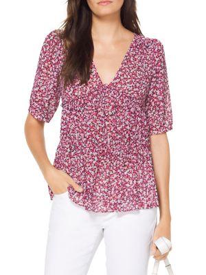 Michael Michael Kors Floral Collage Blouse