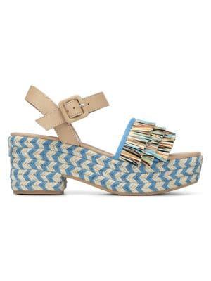 Donald J Pliner Lyna Heeled Espadrille Sandals