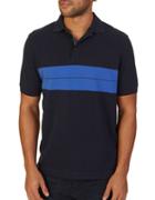 Nautica Classic Fit Block Striped Polo Shirt