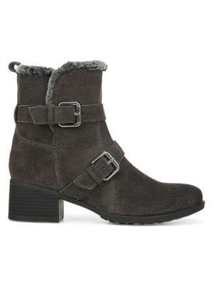 Naturalizer Deanne Faux Fur-lined Suede Booties