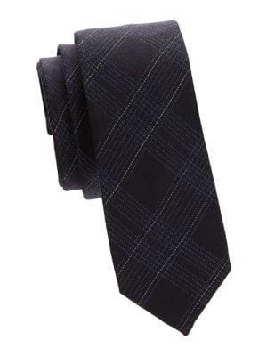 Hugo Boss Dotted Stripe Silk Tie