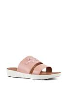 Fitflop Delta Tm Crystal Leather Slides