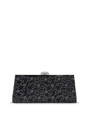 Jessica Mcclintock Sloan Floral Brocade Frame Convertible Clutch
