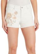 Jessica Simpson Cherish Applique Denim Shorts