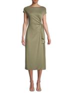 Jones New York Side-tie Midi Dress