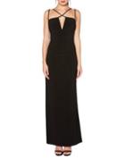 Laundry By Shelli Segal Strappy-front Column Gown