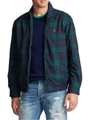 Polo Ralph Lauren Water-repellent Plaid Windbreaker