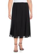 Alex Evenings Chiffon Skirt