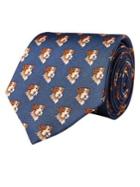 Lauren Ralph Lauren Terrier Print Silk Tie