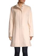 Calvin Klein Stand-collar Fit-&-flare Coat