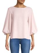 Lord & Taylor Classic Quarter-sleeve Blouse