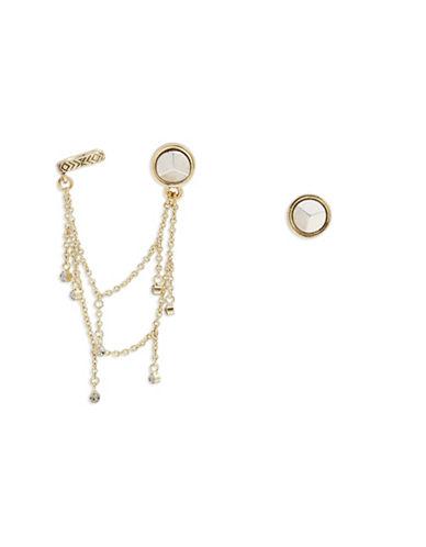 House Of Harlow Cuff-accented Stud Earrings