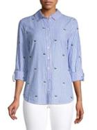 Dorothy Perkins Striped Cotton Button-down Shirt