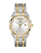 Bulova Classic Two-tone Link Bracelet Watch