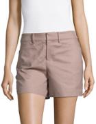 Lord & Taylor Kelly Solid Cotton-blend Shorts