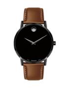 Movado Museum Classic Leather Analog Watch