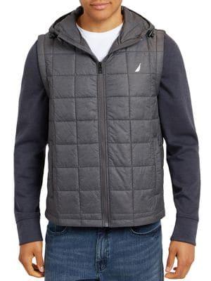 Nautica Detachable-sleeve Hooded Jacket