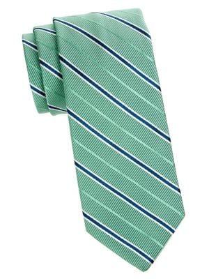 Brooks Brothers Ribbed Stripe Silk-blend Tie