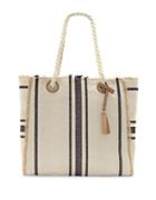Vince Camuto Ulla Cotton And Linen Blend Tote