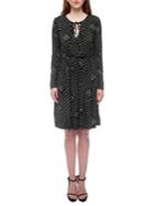 B Collection By Bobeau Galilea Dotted Surplice Dress