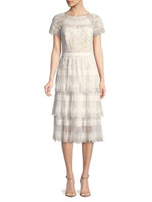 Tadashi Shoji Natu Lace A-line Dress