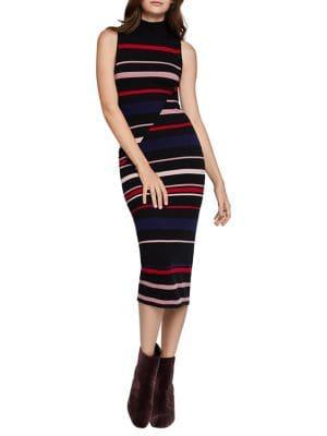 Bcbgeneration Colorblocked Striped Sweater Dress