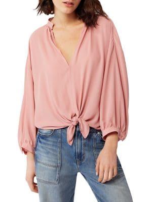 Habitual Ryley Tie-front Blouse