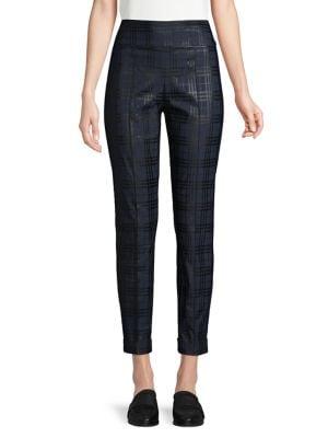 Lord & Taylor Patterned Pull-on Pants