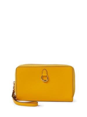 Lauren Ralph Lauren Logo Double-zip Wristlet