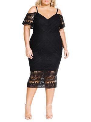 City Chic Plus First Impressions Dress