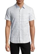 Lucky Brand Checkered Cotton Button-down Shirt
