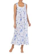 Eileen West Long Floral Sweetheart Sleeveless Gown