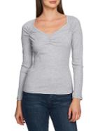 1.state Heathered Long-sleeve Top