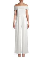 Calvin Klein Off-the-shoulder Wide-leg Jumpsuit