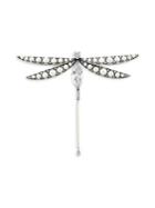 Kate Spade New York Imitation Pearl & Cubic Zirconia Dragonfly Brooch