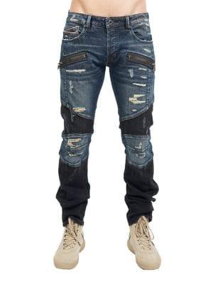 Cult Of Individuality Greaser Moto Cotton Jeans